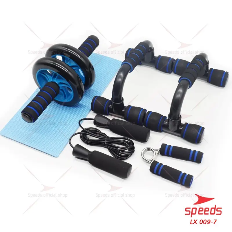 SPEEDS Ab Roller Foam Set Handgrip Free Tas Ab Wheel Alat Push Up Alat Fitness Gym 009-7 1