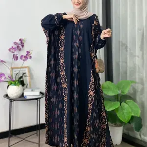 KAFTAN DIVA MAXY DRESS SUPER JUMBO LD 170 BUSUI LENGAN PANJANG
