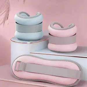 Beban Pemberat Gelang Tangan & Kaki Adjustable (0,3-1kg)，Alat Latihan Kekuatan Aman untuk Anak & Wanita