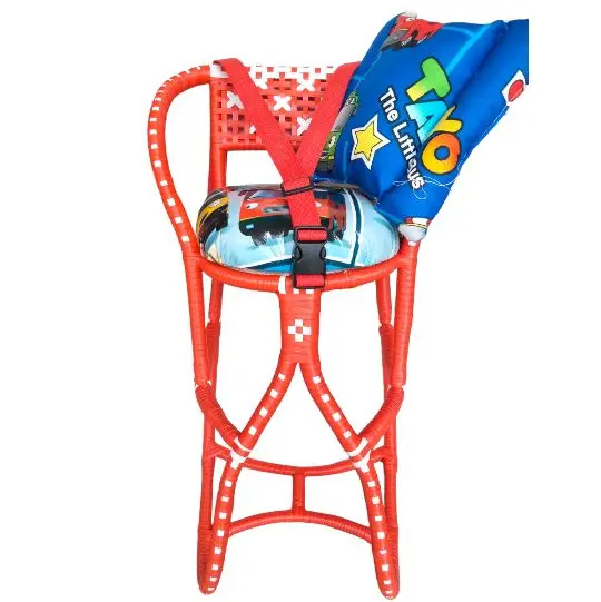 KURSI BONCENG ANAK MOTOR MATIC FULL LILIT//BONUS BANTAL STANG DAN SABUK PENGAMAN Rotan