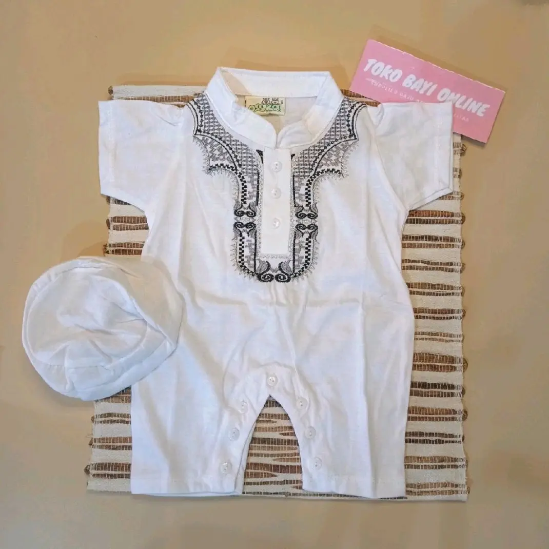 Baju Koko Bayi Laki Laki 0 6 10 Bulan setelan New Born Newborn Setelan Jumper Koko Bayi