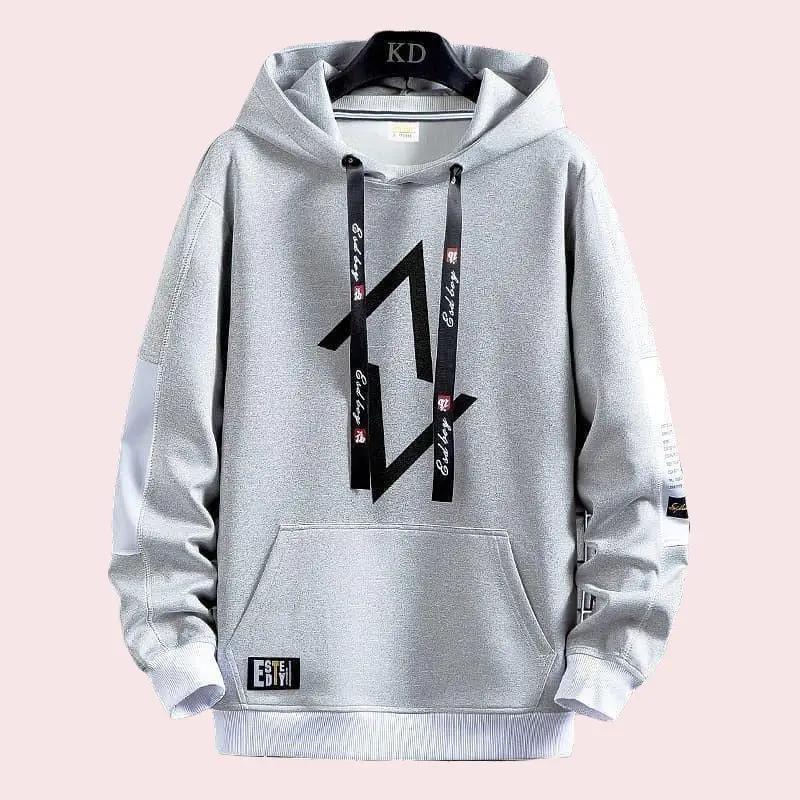 Sweater Hoodie Pria AV Streetstyle Bahan Flece Allsize Terbaru Fleece Tebal Hitam Basic Distro Kuning Panjang Oversize Crewneck Cowok Simple Keren Katun Zipper Sweatshirt 7