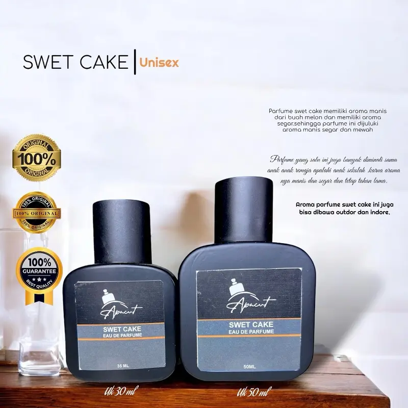 PARFUME SWET CAKE .Aroma Melon Segar untuk Anak Sekolah dan Pasangan Anda - Laki-Laki, Manis, Mengandung 2