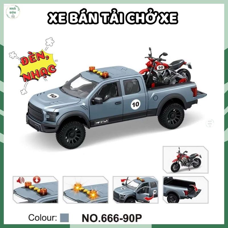  Đồ Chơi Xe Chạy Đà Cực To Đẹp Có Đèn Nhạc Và Xịn Xò Cho Bé Xe Bán Tải Chạy Đà A6 N65 
