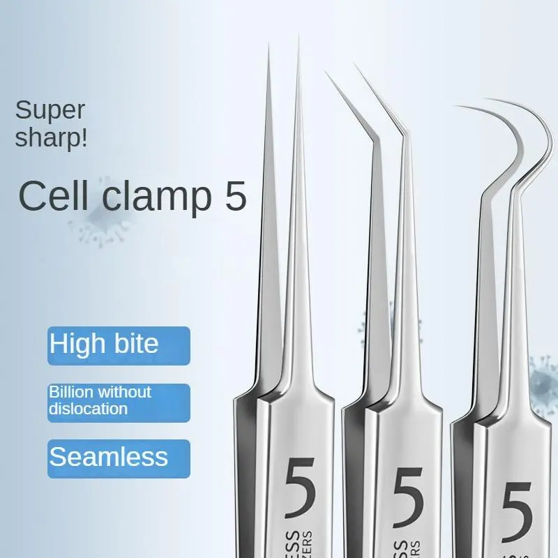 Acne Removing Needle Cover Blackhead Removing Tweezers Clip