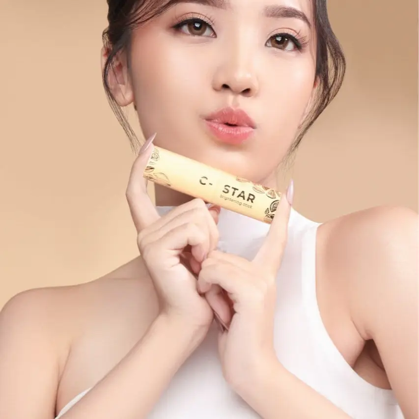 StarInc C-Star Brightening Serum Stick Pencerah Wajah dengan   Extract Mencerahkan wajah berminyak vitamin c serum & essence