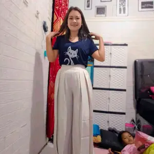 Laviie Pant - Culote Palazzo Highwaist Celana Panjang Wanita - Celana Fashion Muslim Wanita - Celana Casual Trendy - Viral