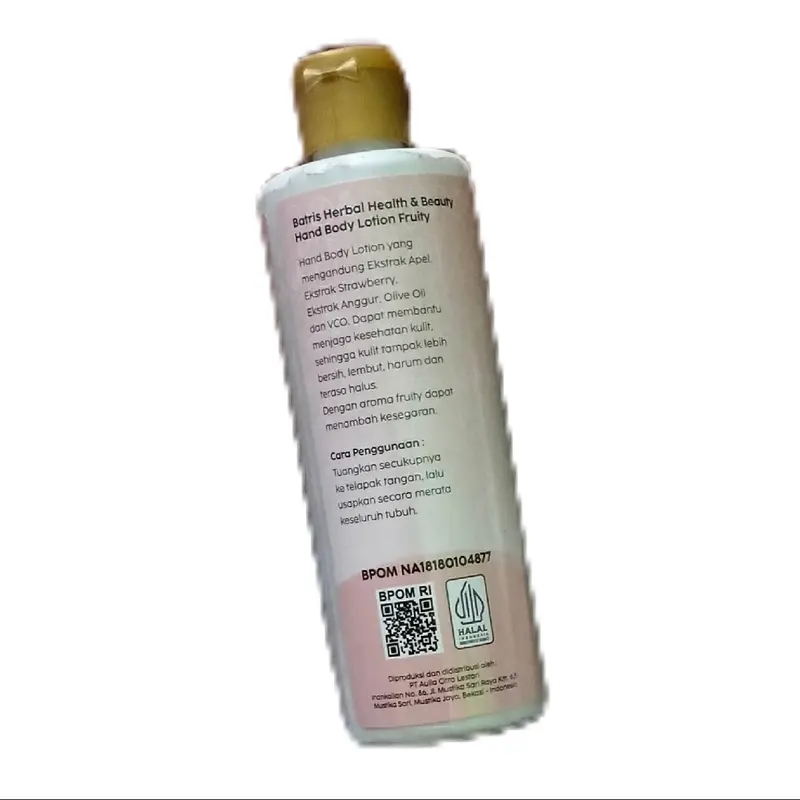 HAND BODY LOTION FRUITY BATRISYIA HERBAL 5