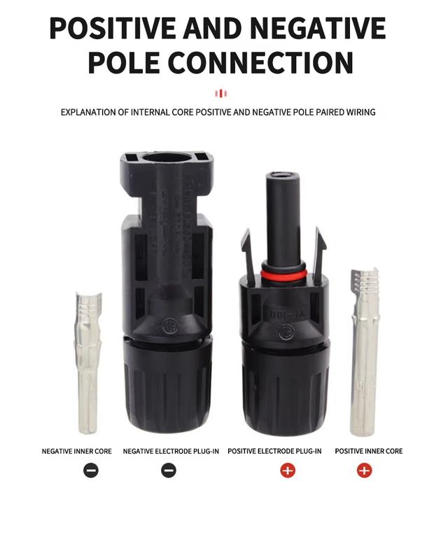 10/20/40/100/200/400Pcs Photovoltaic Solar Connector kit 1000V 30A connectors for solar panels PV/MC 2.5/4/6mm² 3