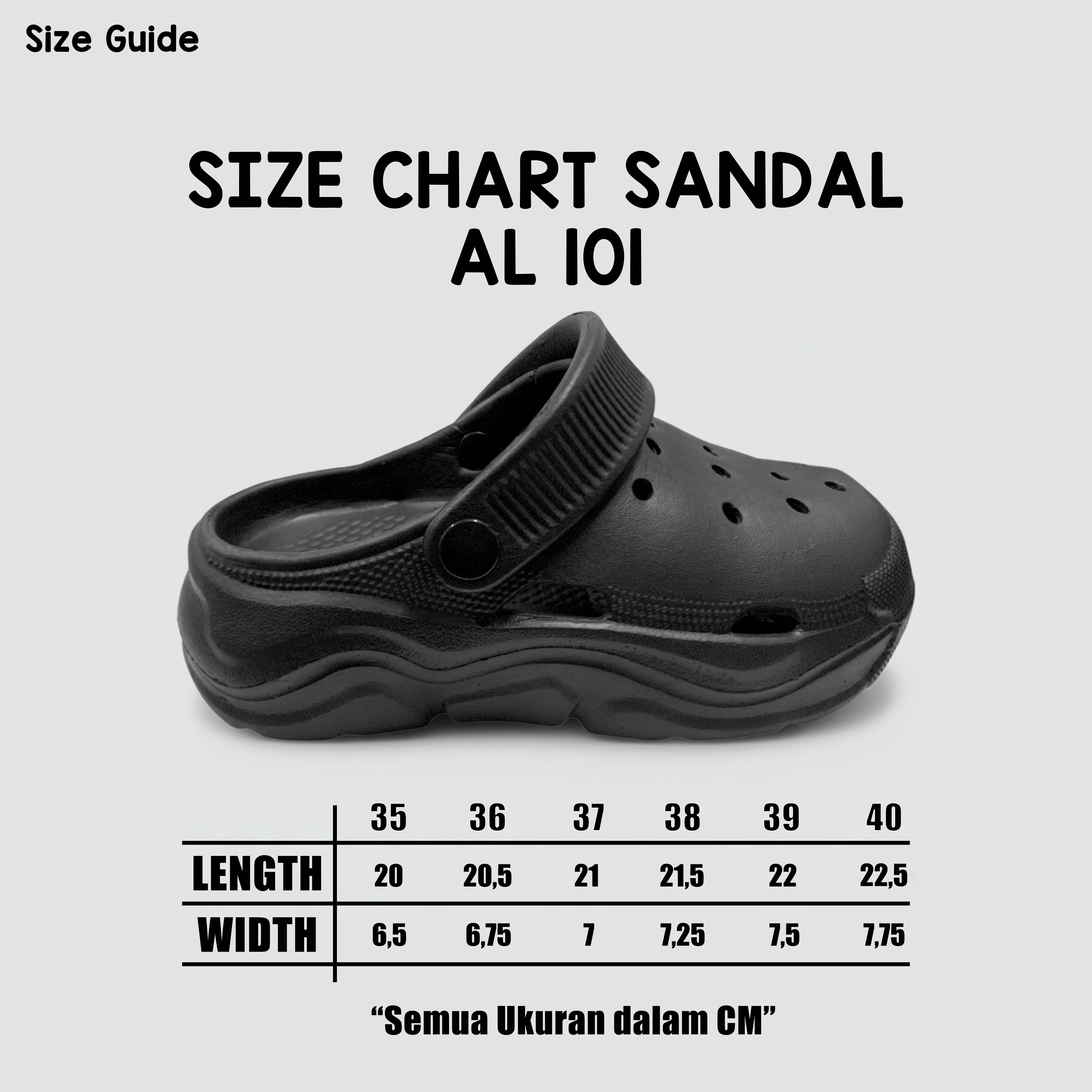 ALGANOS 101 Sandal Croks Slip On Wanita