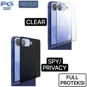 Temper glass spy/clear samsung Z Flip series | Anti gores | Full lem | Sensitif | aman Cocok untuk Samsung Z Flip7/ Z Flip6/ Z Flip5/ Z Flip4/ Z Flip3