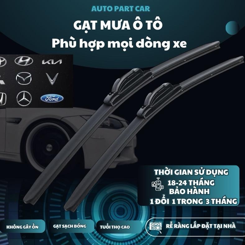  Cần gạt mưa car fix lưỡi gạt silicon theo size  Hàng Chính Hãng phù hợp cho mọi dòng xe:KIA HUYNDAI HONDA MITSUBISHI TOYOTA ,NISSAN,SUZUKI VINFAST FORD,MG...vv 
