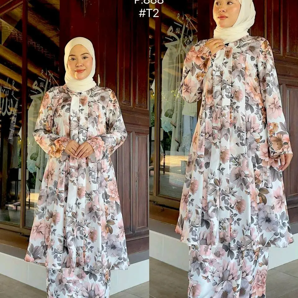 New arrival design raya** Set kebaya p.888 FREESIZE by Mekshaaashop