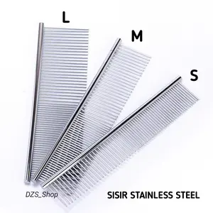 Sisir Besi Stainless Untuk Bulu Hewan Sepeti Domba, Kucing, Anjing Dll