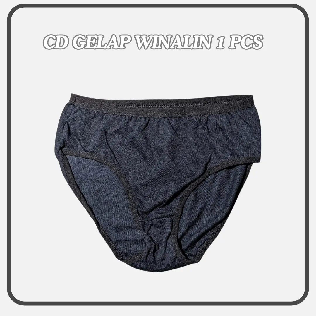 CD Winalin Gelap 1 Pcs Celana Dalam Wanita Bahan Katun Size M-XXXL