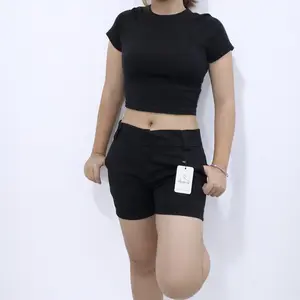 GUDANGFASHION STORE Celana Pendek Wanita Hot Pants Bahan Premium Cotton Semi Woll 100% Tebal Nyaman