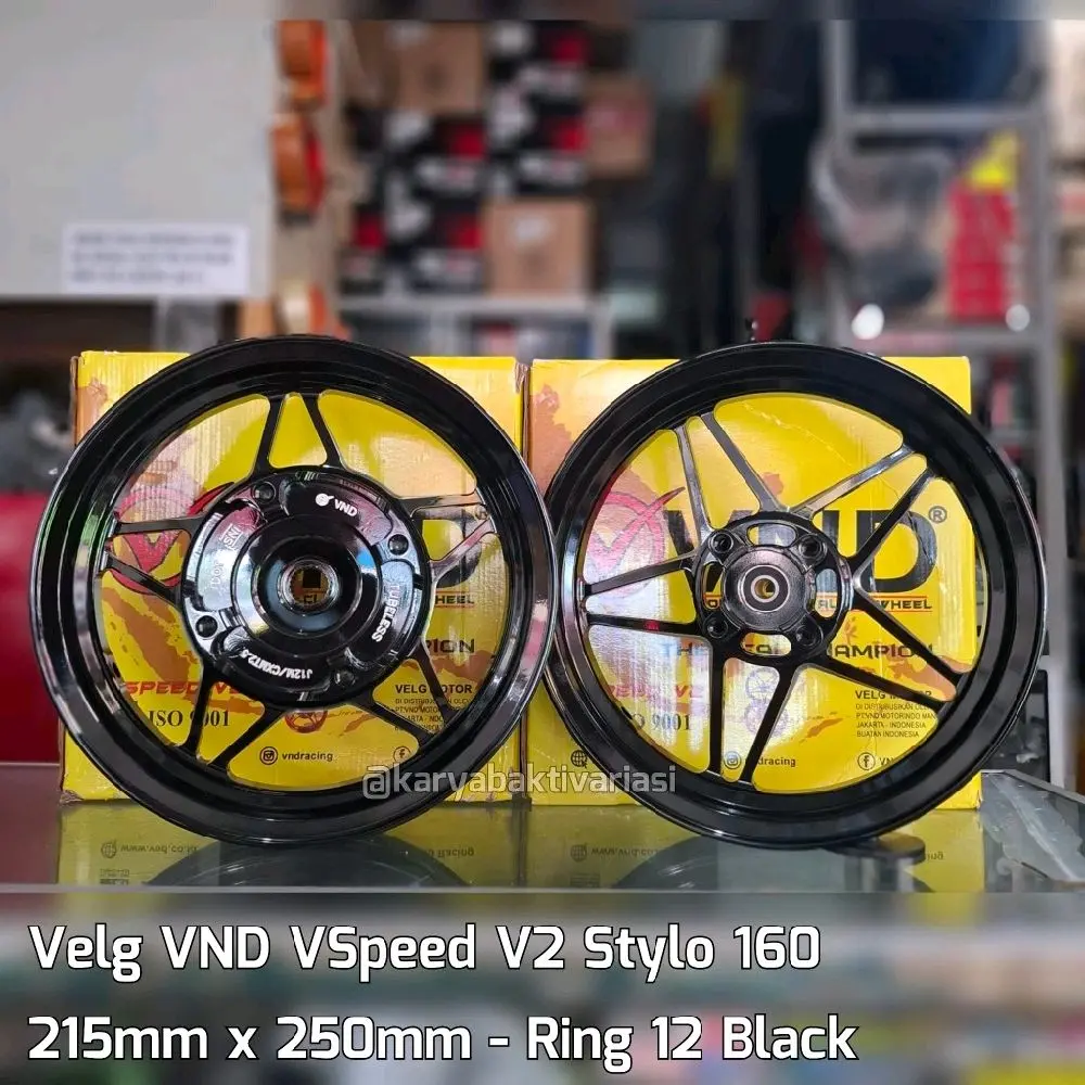 VELG VND VSPEED V2 STYLO160 ABS RING 12 DAN RING 14