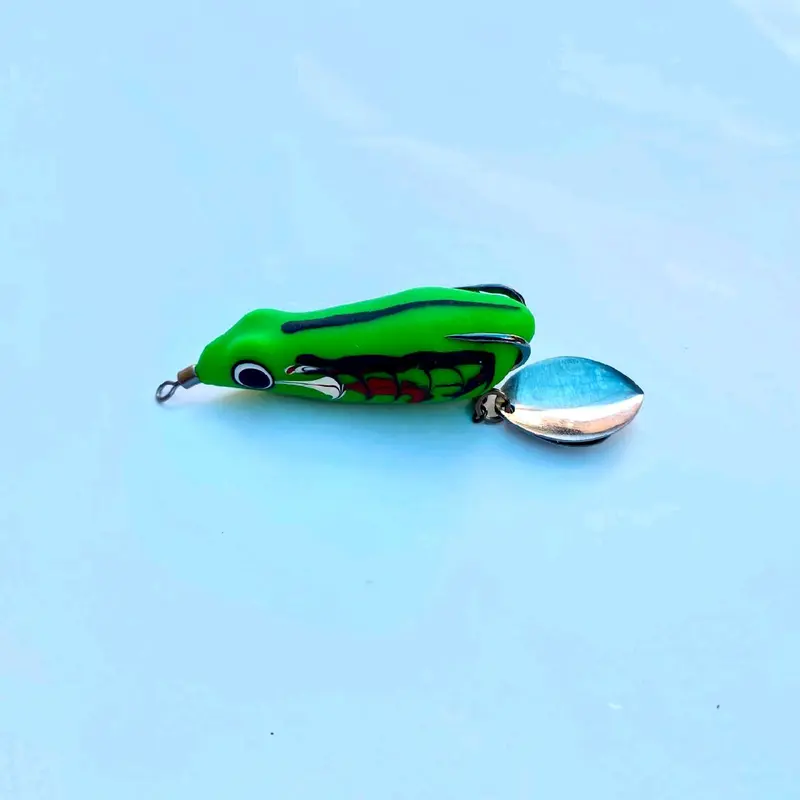 Umpan soft frog killer 5 cm slim doube blade 5