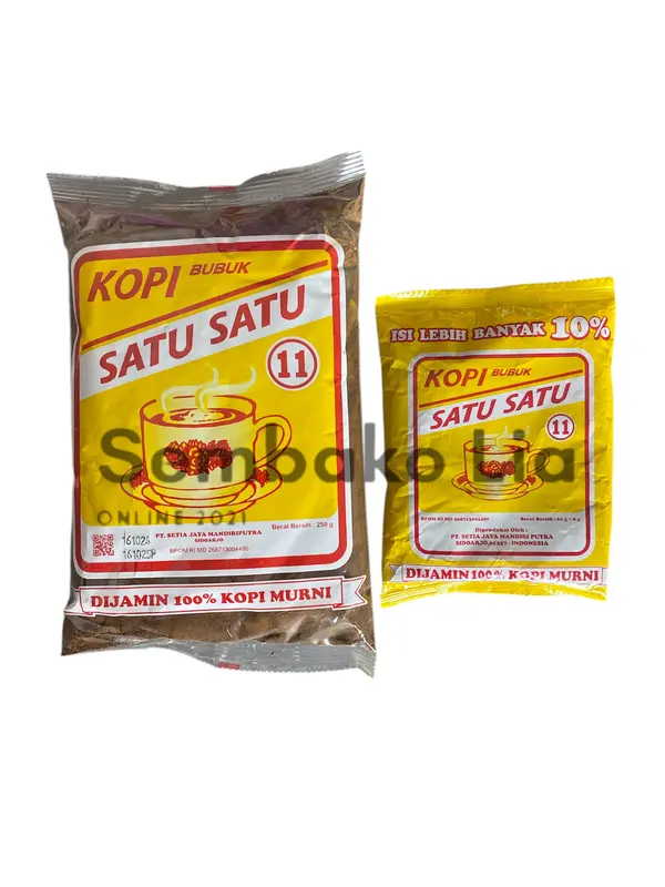 Kopi Bubuk Satu Satu Kopi Bubuk 11 250g Kopi Bubuk Murni Kopi Satusatu 0