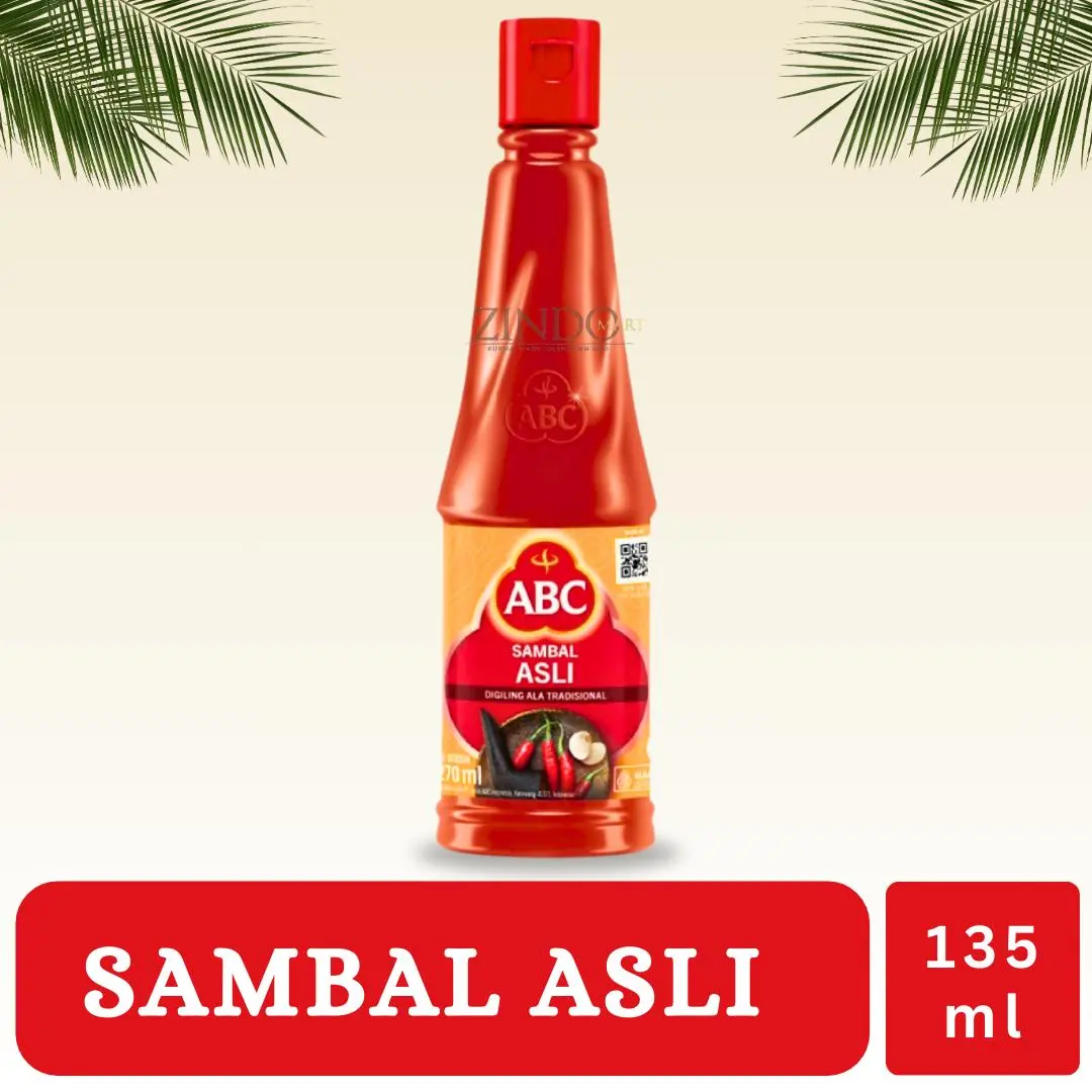 SAUS SAMBEL ASLI ABC 135ML KEMASAN BOTOL SAOS