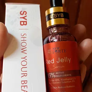 New SYB Forte Red Jelly Serum 20ml with Niacinamide 10% - Serum Pencerah Wajah & Mengurangi Kusam.