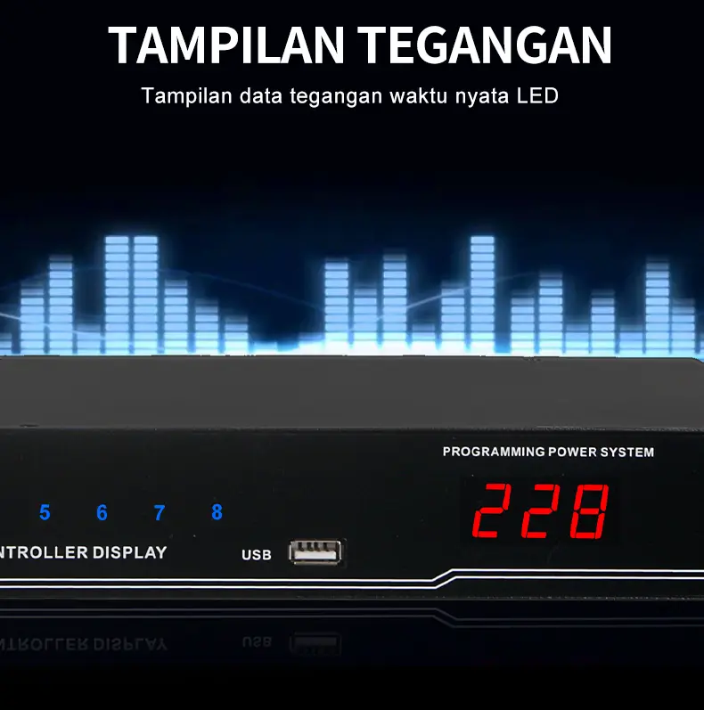RAYHAYES Pengontrol Urutan Daya Power Sequence Controller Conditioner Power Supply Regulator 8/10 saluran 4