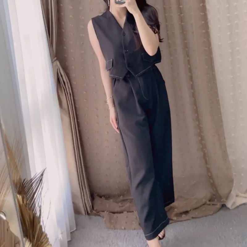 Gracia Set || One Set High Waist || Setelan Wanita || Setelan Crop Top || Vaeesan Baju Blazer Atasan Celana 5