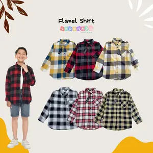 Sadonado-Kemeja Flanel Anak Kotak-Kotak Unisex