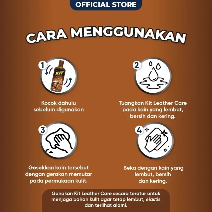 DETAILING PEMBERSIH INTERIOR MOBIL JOK PLAFON TAHAN LAMA KIT LEATHER CARE 375ML 2