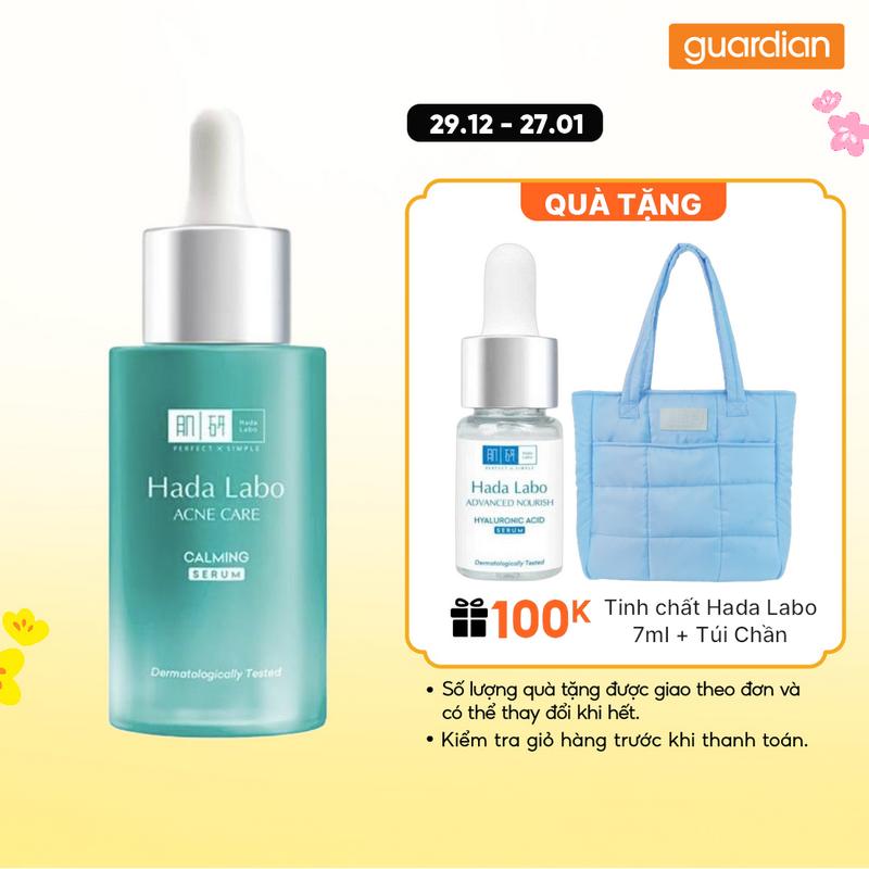 Serum Dưỡng Ẩm Cho Da Mụn Nhạy Cảm Hadalabo Acne Cae Calming 30Ml