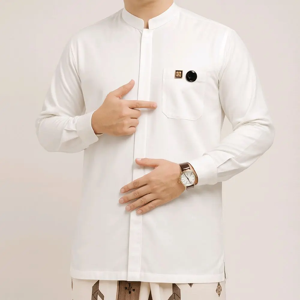 KEMKO KEMEJA KOKO BAHAN KATUN DOBY