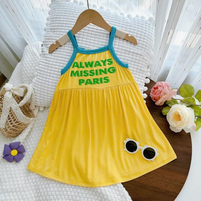(Size 7-21kg) Váy Hai Dây Dáng Xoè Xinh Xắn Cho Bé Gái Thun Lạnh  Size Từ 7 đến 21 kí - HÀNG LOẠI 1 3