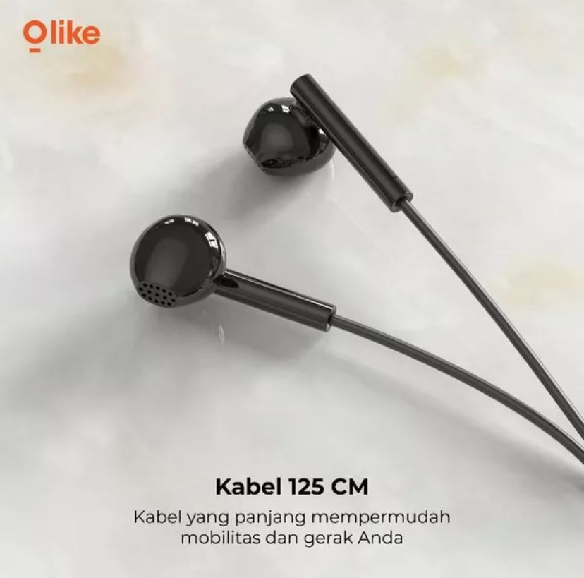 HEADSET KABEL OLIKE E11 EARPHONE | FULL BASS | HEADSET ORIGINAL | CLEAR AUDIO | COMFORT WEAR murah HEADSET KABEL OLIKE E11 EARPHONE | FULL BASS | HEADSET ORIGINAL | CLEAR AUDIO | COMFORT WEAR murah