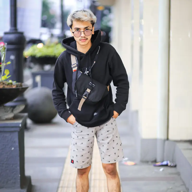 TAPAXCO Tas Selempang Pria Kick Waistbag Casual Local Original Pinggang 6