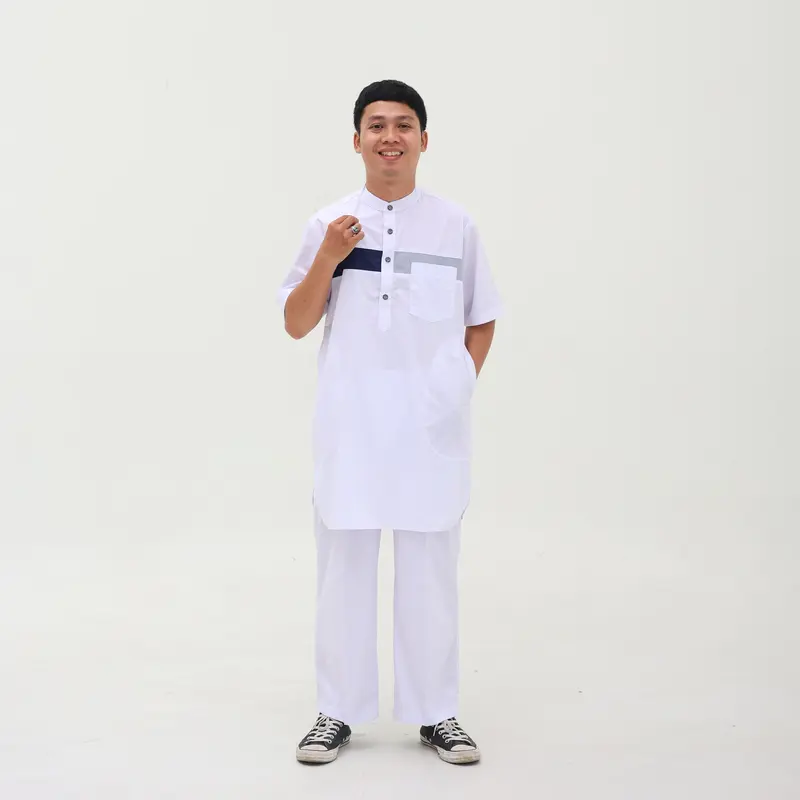 ATTHOWAF Baju koko Setelan Pria Muslim Dewasa Terbaru Bahan Super Spun Premium Giffari Series Original 2