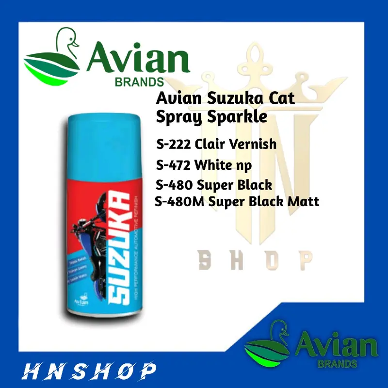 Cat Semprot Pylox / Pilox SUZUKA AVIAN 300cc Berkualitas Tinggi dan Tahan Lama untuk Cat Mobil 0