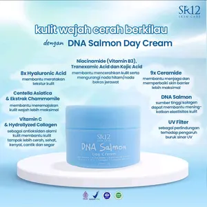 SR12 Day Cream DNA Salmon 12g | Menjaga Skin Barier, Mencerahkan dan Melembabkan kulit