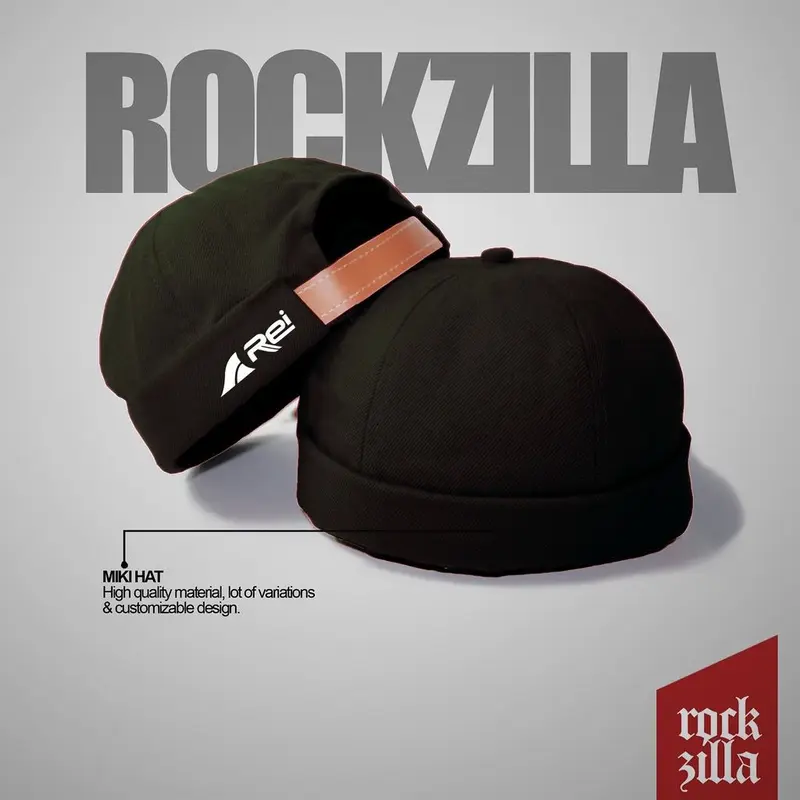 Topi peci mikihad pria dewasa trend fashion 2024 2