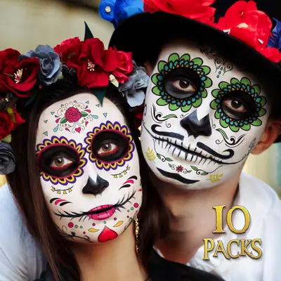 Halloween Dia de los muertos 6 Pcs shops Bundle