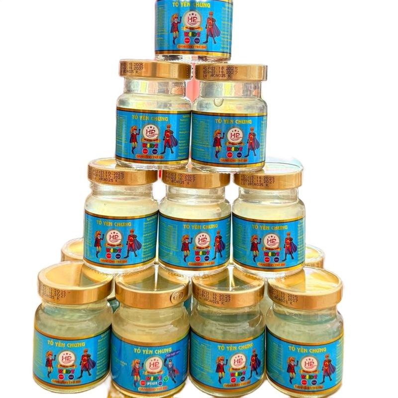 Combo 20 hũ yến chưng dành cho trẻ em loại 70ml 50% Yến sào 6gram yến tươi 1 hũ nguyên chất chất bổ sung vitamin D3 Canxi Lyzine Men Vi Sinh Hỗ trợ cải thiện hệ tiêu hoá và hấp thu dinh dưỡng hỗ trợ cải thiện hệ miễn dịch... cho Trẻ từ 12 tháng tuổi