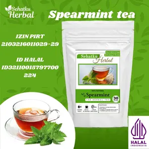 SEHATKUHERBAL SPEARMINT TEA UNTUK JERAWAT HORMON DAN PCOS