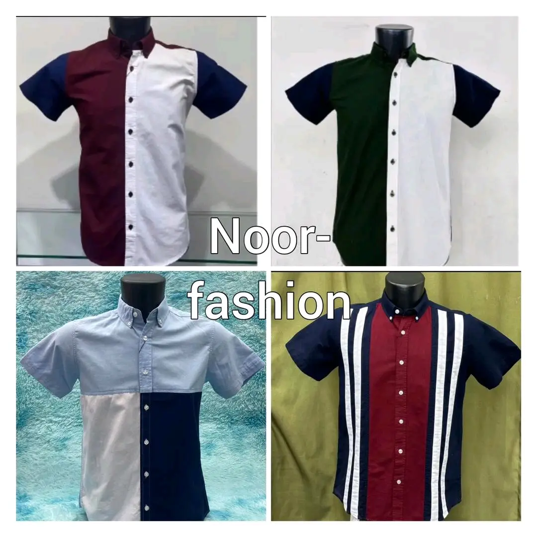 New part shirt short sleeve  (S-5xl) Slim-fitting  100% Cotton Oxford blouse lelaki