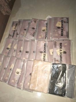 Product Review of Hijab Buckle Scarves Pouch ( ISI 5 ) Segiempat Motif Printing Voal Muslim Kerudung from A**h F**a 0