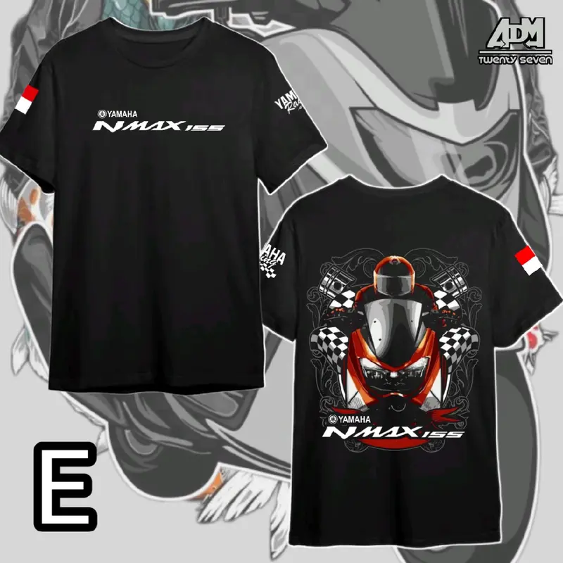 Kaos Yamaha Nmax 155 Kaos N-max kaos nmax racing Katun Combed Distro Keren Motor nmax old 4