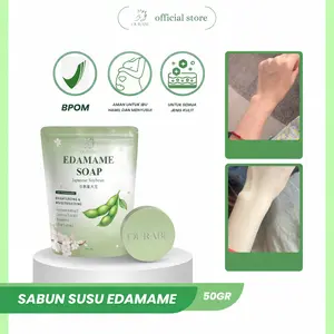 Ourabe Japanese Soybean Soap - Sabun Susu Edamame Jepang Pertama Dengan Niacinamide,Vitamin E dan Rico Extract