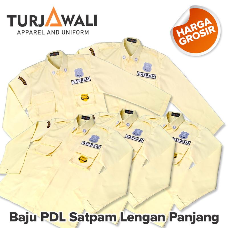 Atasan Seragam PDL Satpam Krem Terbaru 2024 / Atasan Seragam PDL Satpam Security Terbaru 2024 2
