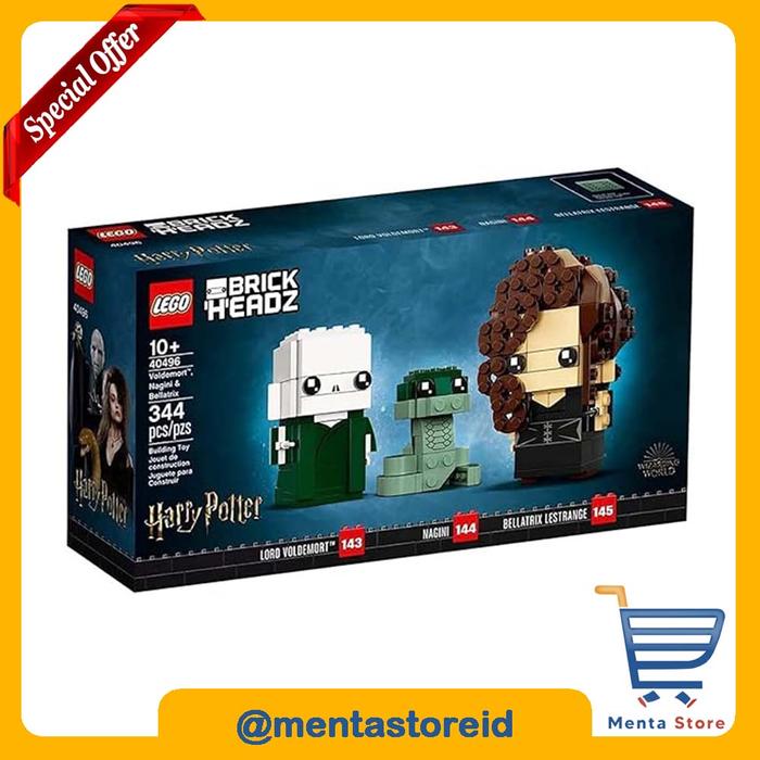 Gambar LEGO Brick Headz 40496 Voldemort Nagini Bellatrix Harry Potter Figures ASLI LEGO PT MAP DAN BER SNI dari Menta Toys Kab. Tangerang Tokopedia