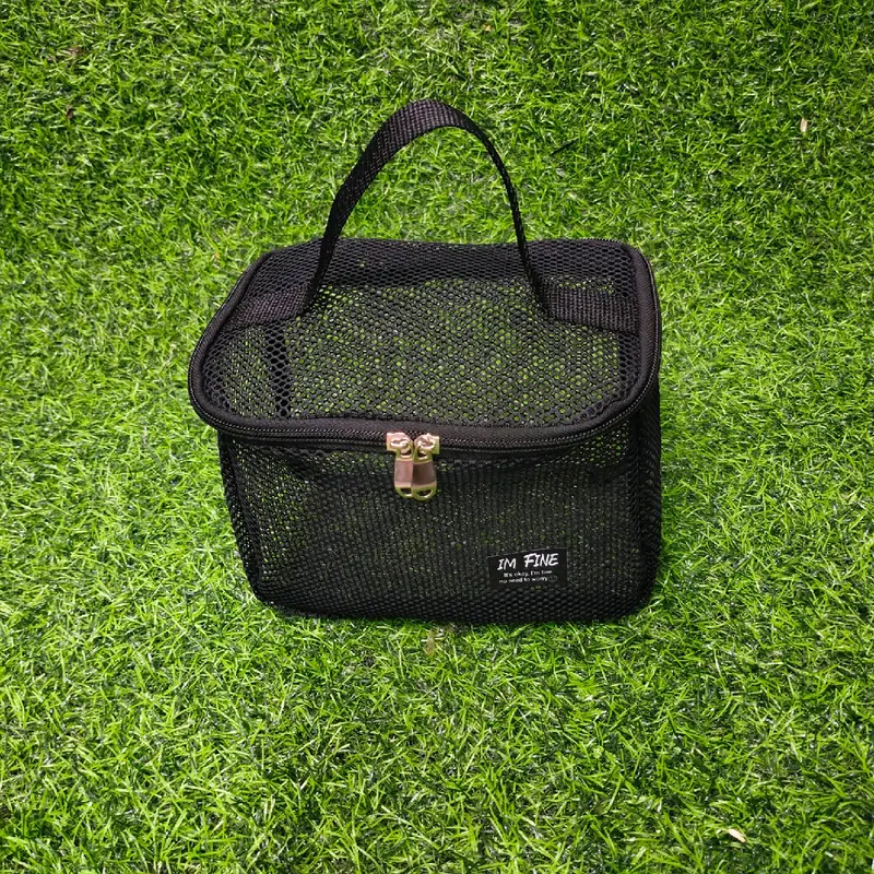 Tas Make Up - Tas Skincare - Tas Tempat Sabun - Real Pict pouch jaring j makeup 2