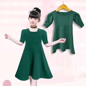 Dress anak nafisa scuba premium viral Fashion/Dress anak usia 2-9th Perempuan