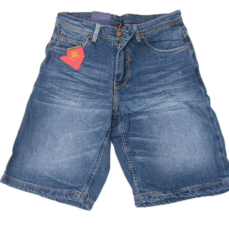 celana jeans pendek mc hugo pria motif ringkel original Distro 2